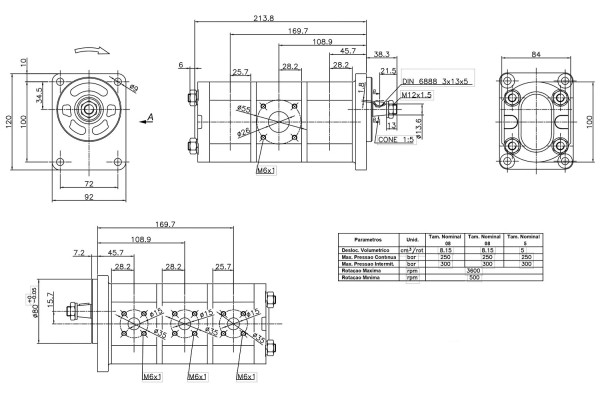 ANALOGUE FOR  1801069, 1801059, W9A3-08-08-5,5-R, W9A3-7.5-7.5-05R,  W9A3080855R